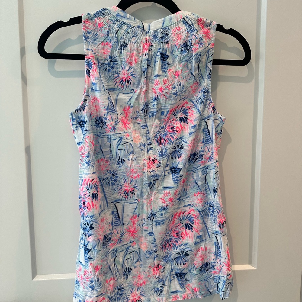 Lilly Pulitzer - Sea to Shining Sea - Sleeveless Top - Picture 2 of 3